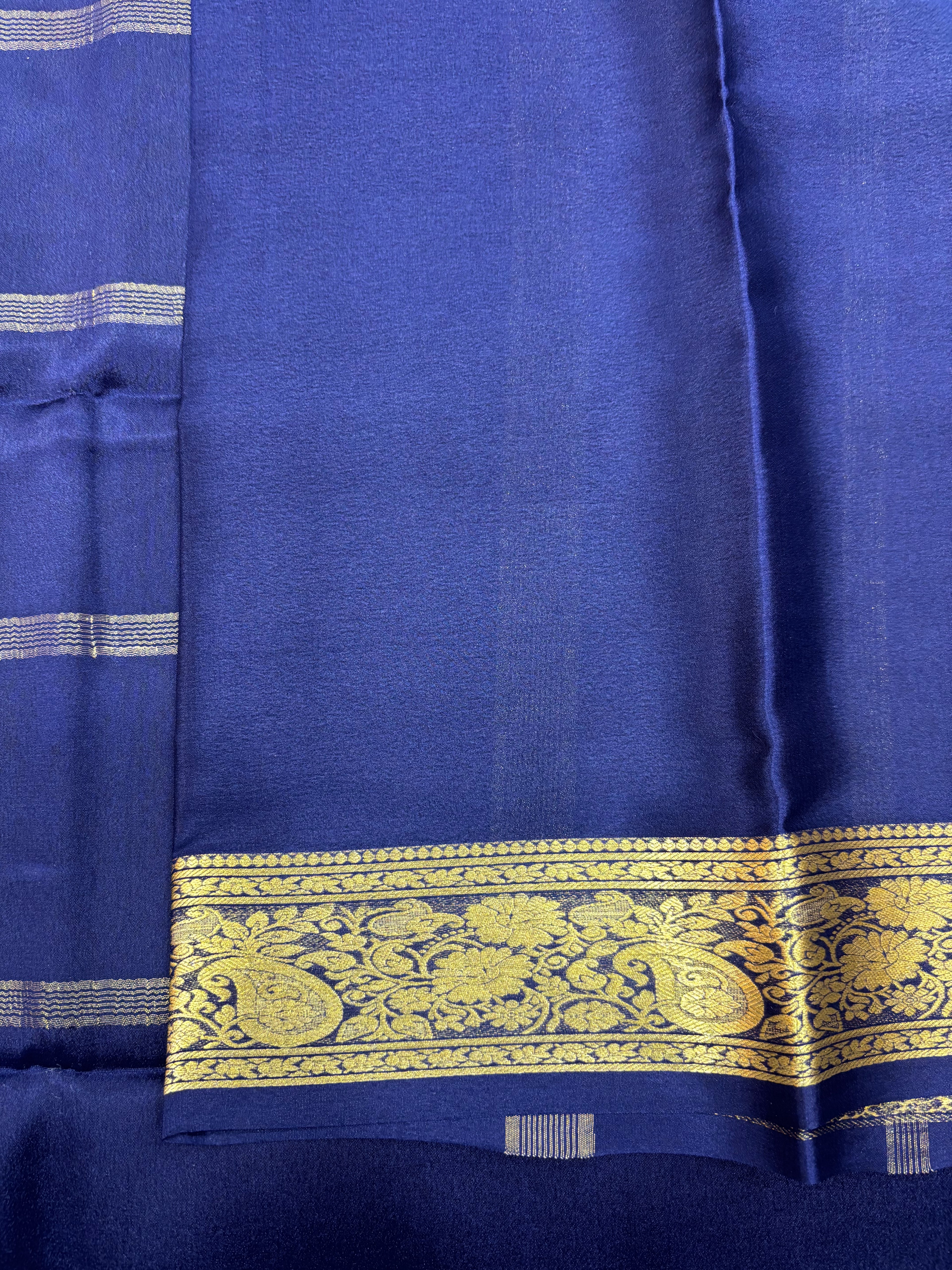 Pure Crepe Silk Saree With Silk Mark (3096)