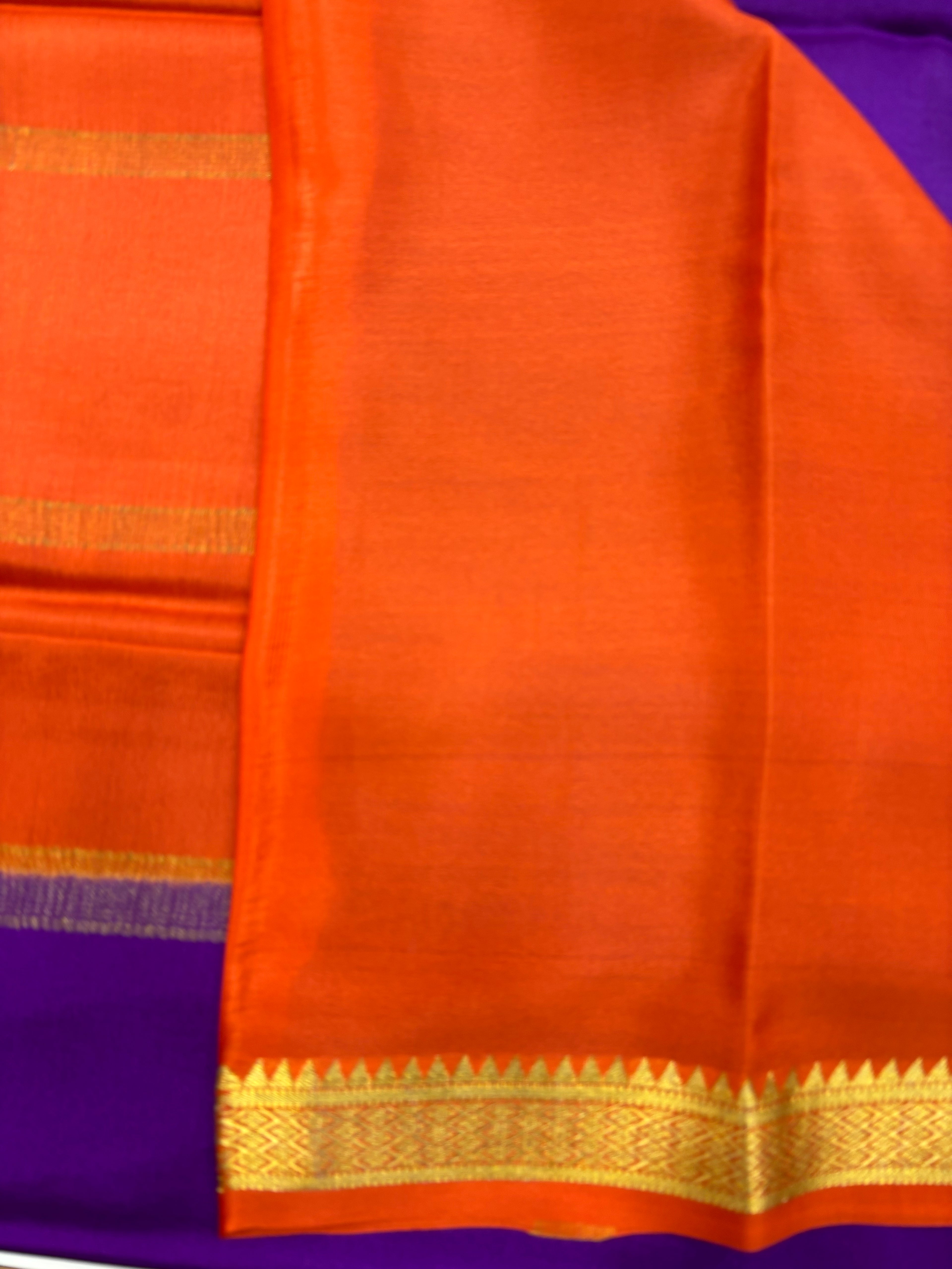 Pure Crepe Silk Saree With Silk Mark (3426)