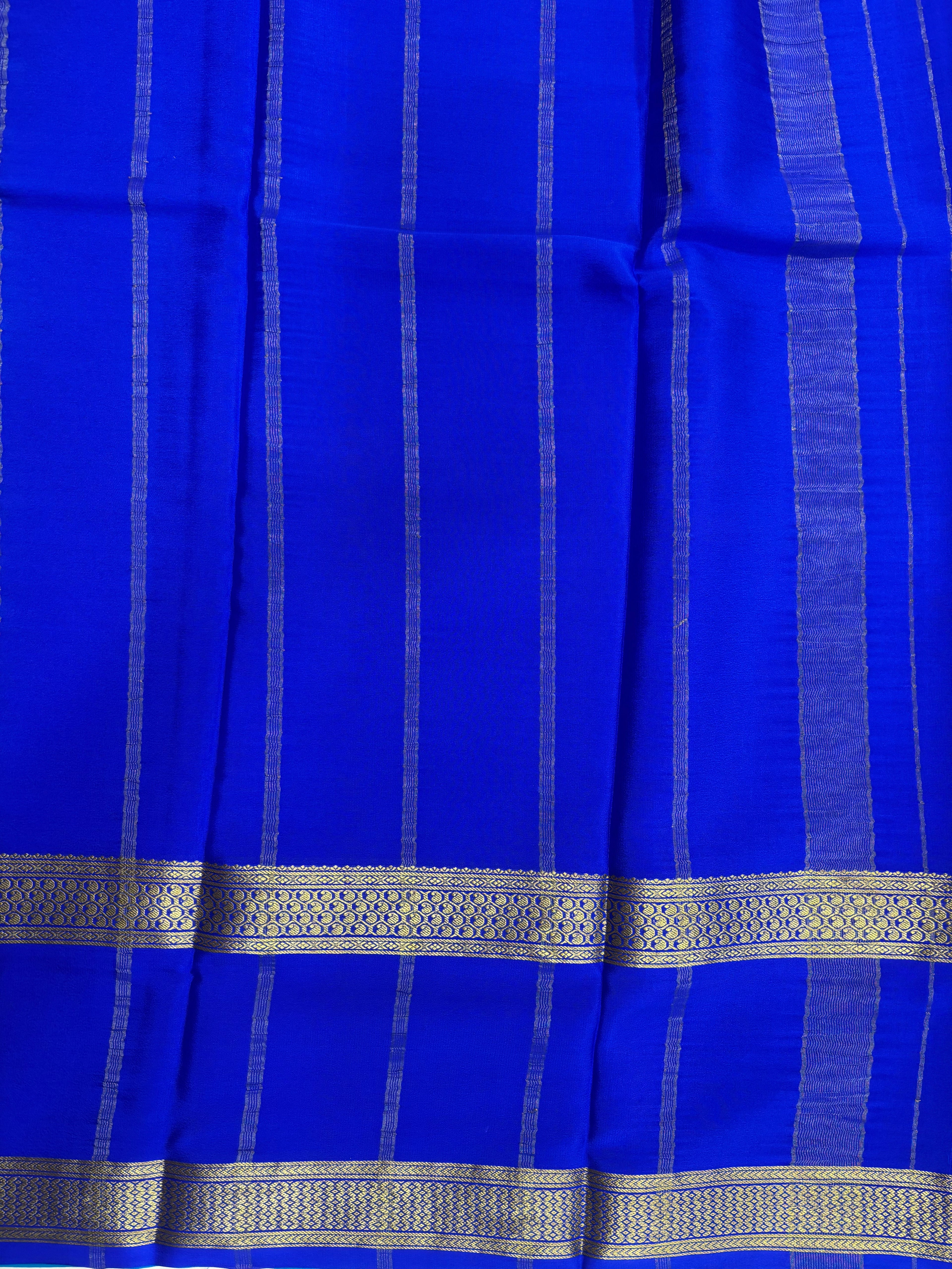Pure Crepe Silk 2D Saree With Silk Mark (3429)