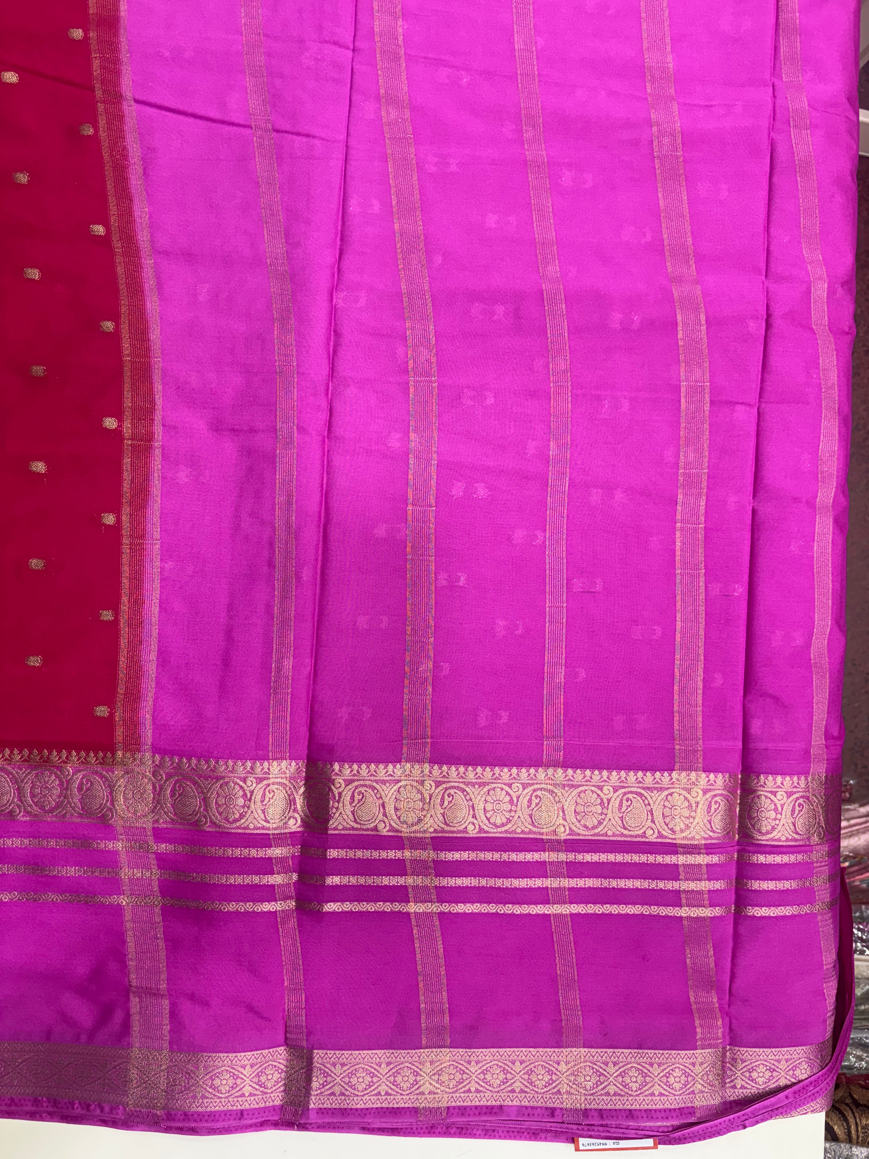 OG Body Butter Semi Crepe Silk Saree (NHM5379)