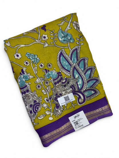 Trending Pear Green Fancy Saree