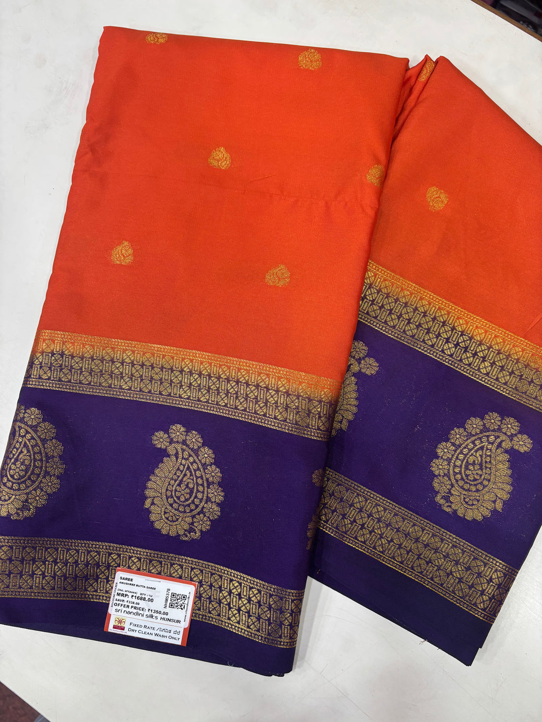 Anushree OG Butta Semi Crepe Silk Saree (NHM5378)
