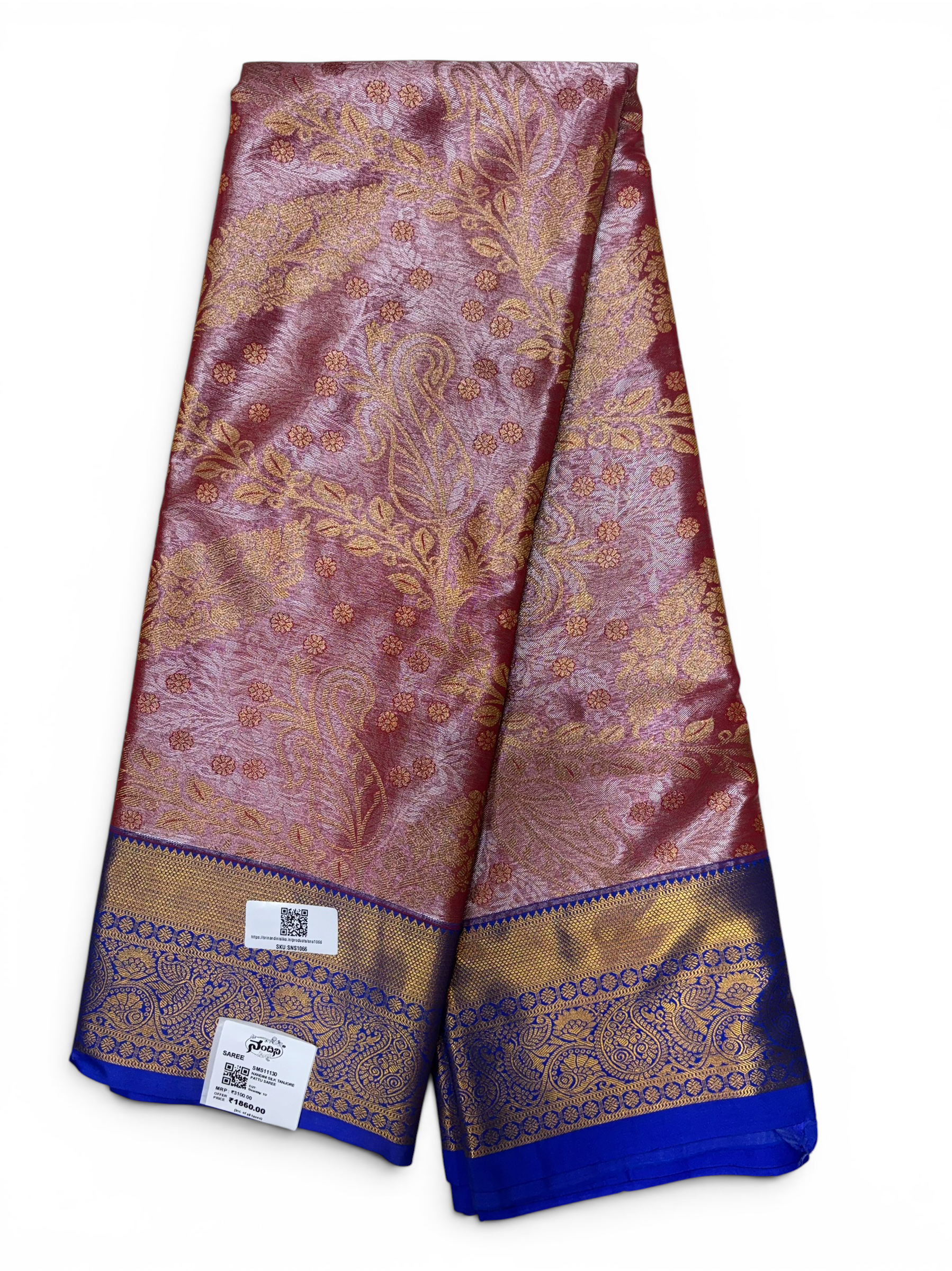 Nandini Silk Soft Tissue Saree