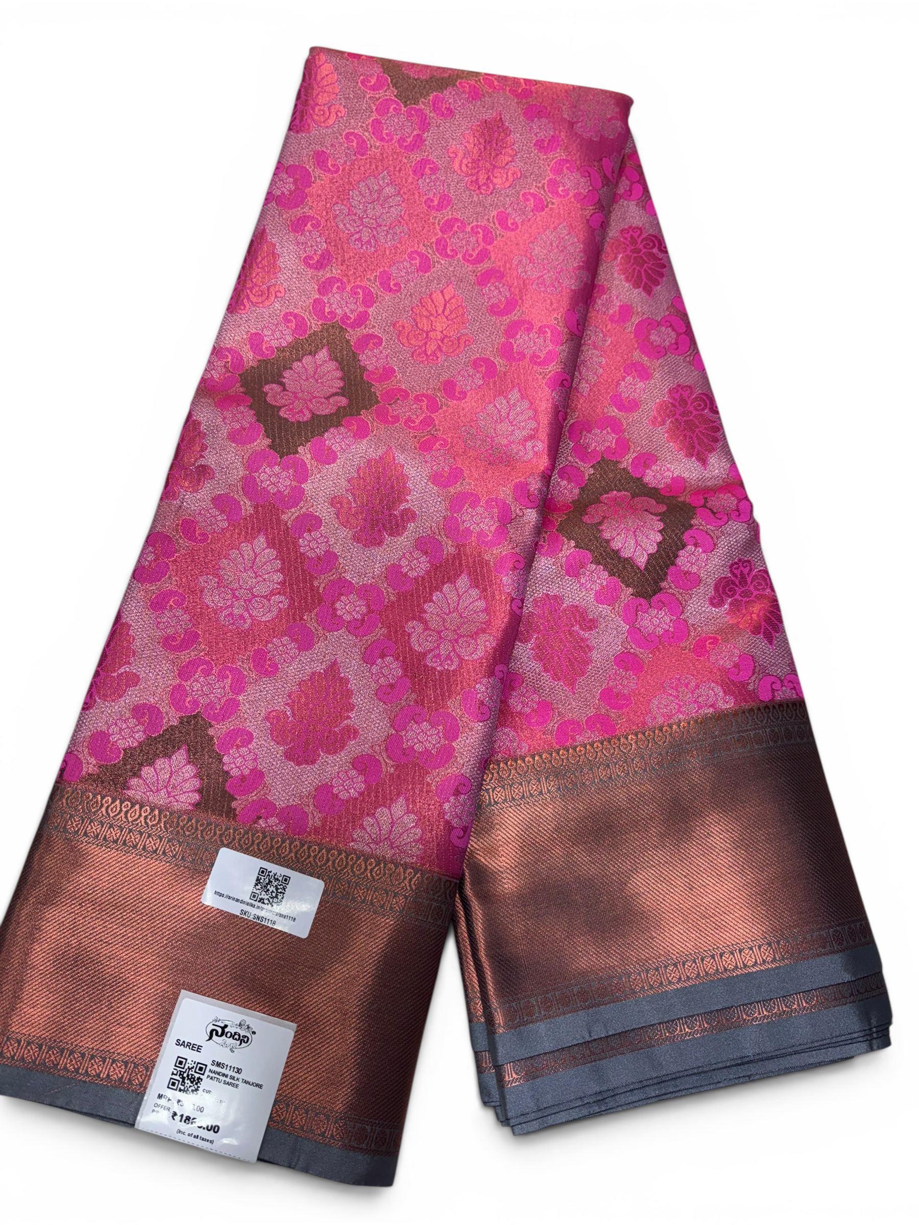 Nandini Silk Soft Tissue Saree