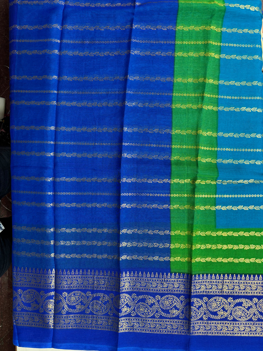 Jodhpuri Foil Printed Fancy Saree (NHM5134)