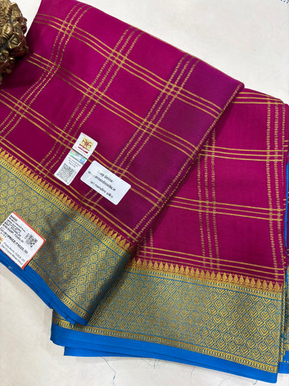 Pure Crepe Silk Saree With Silk Mark (1981)