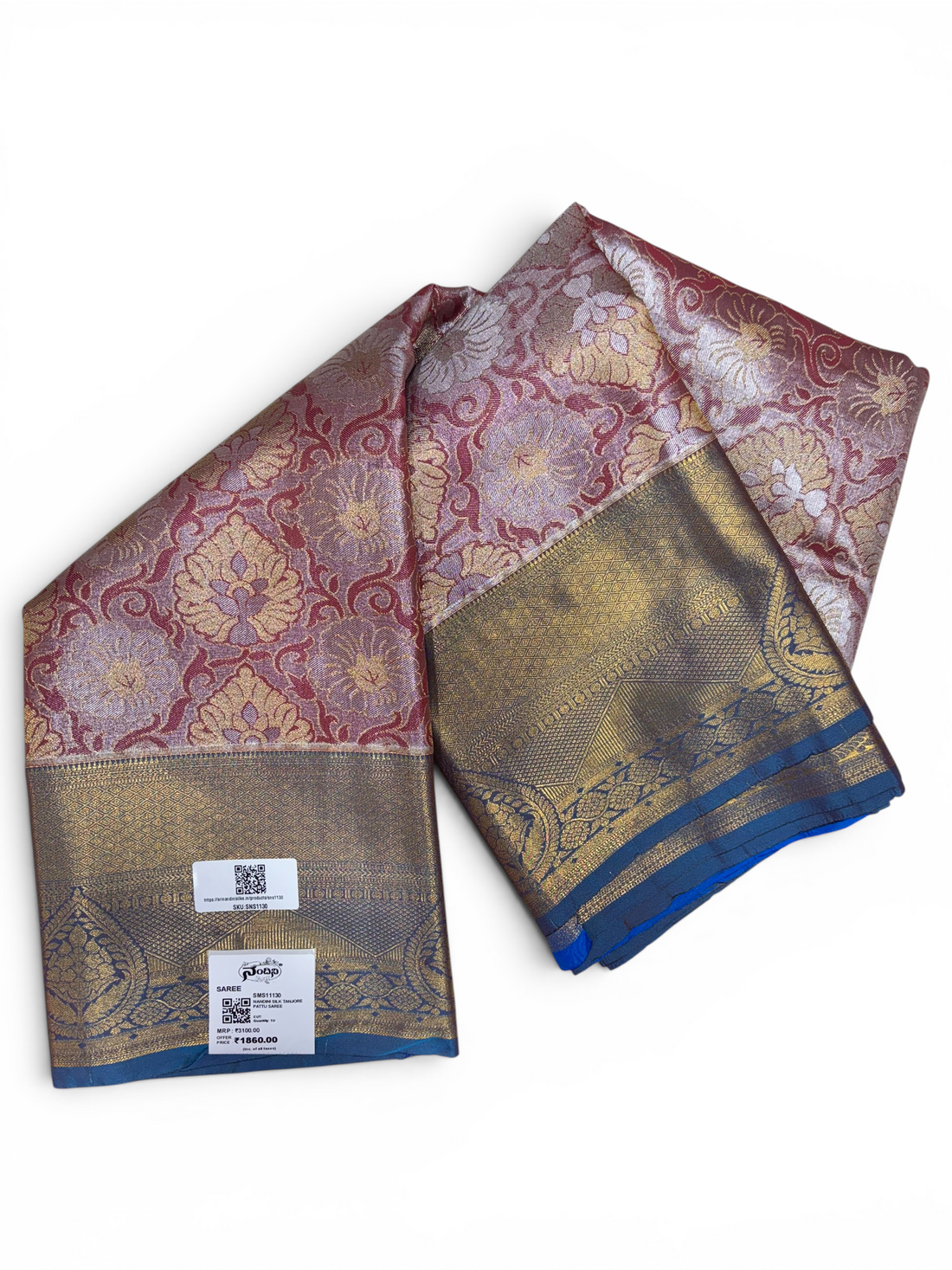 Nandini Silk Soft Tissue Saree