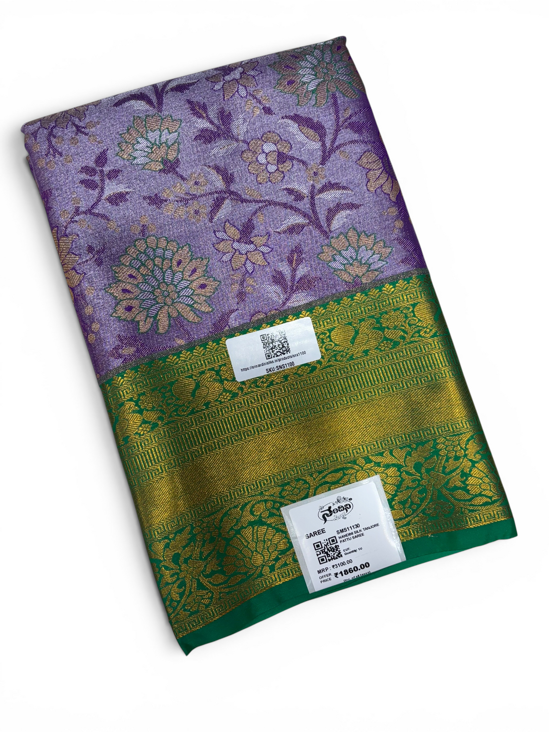 Nandini Silk Soft Tissue Saree