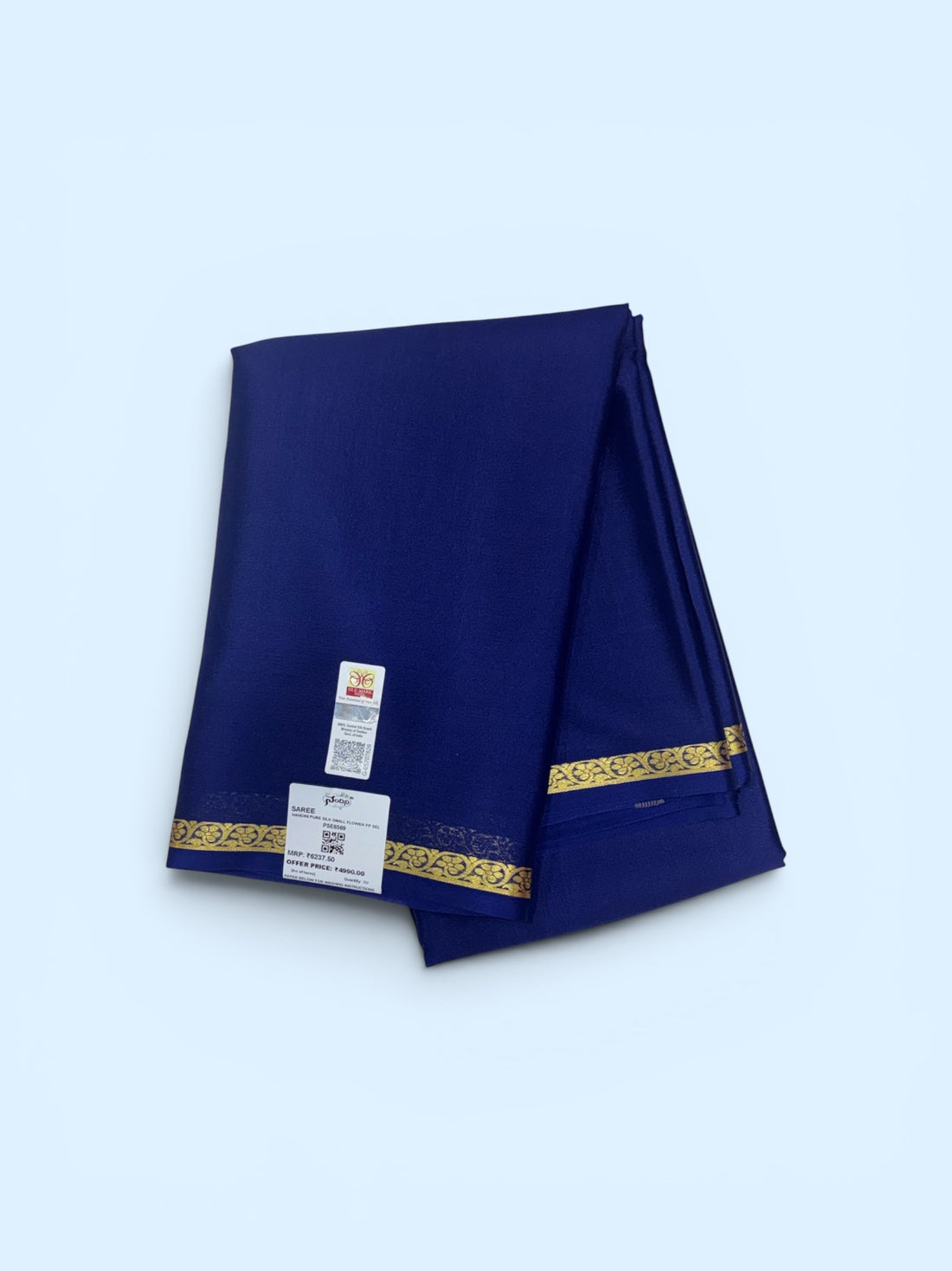 Crepe Silk Saree with Silk Mark (PSE6569)