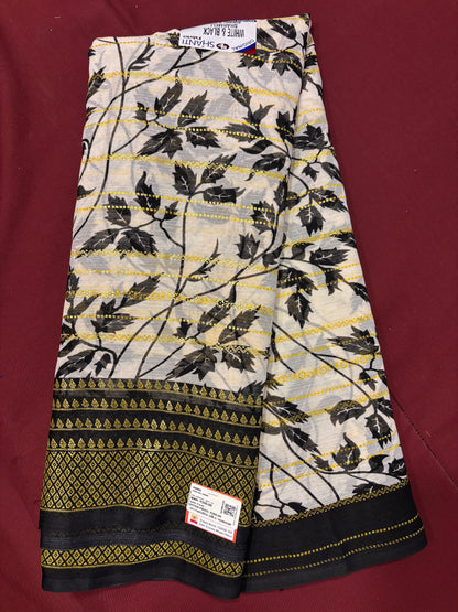 B&amp;W Foil Fancy Saree (NHM5400)