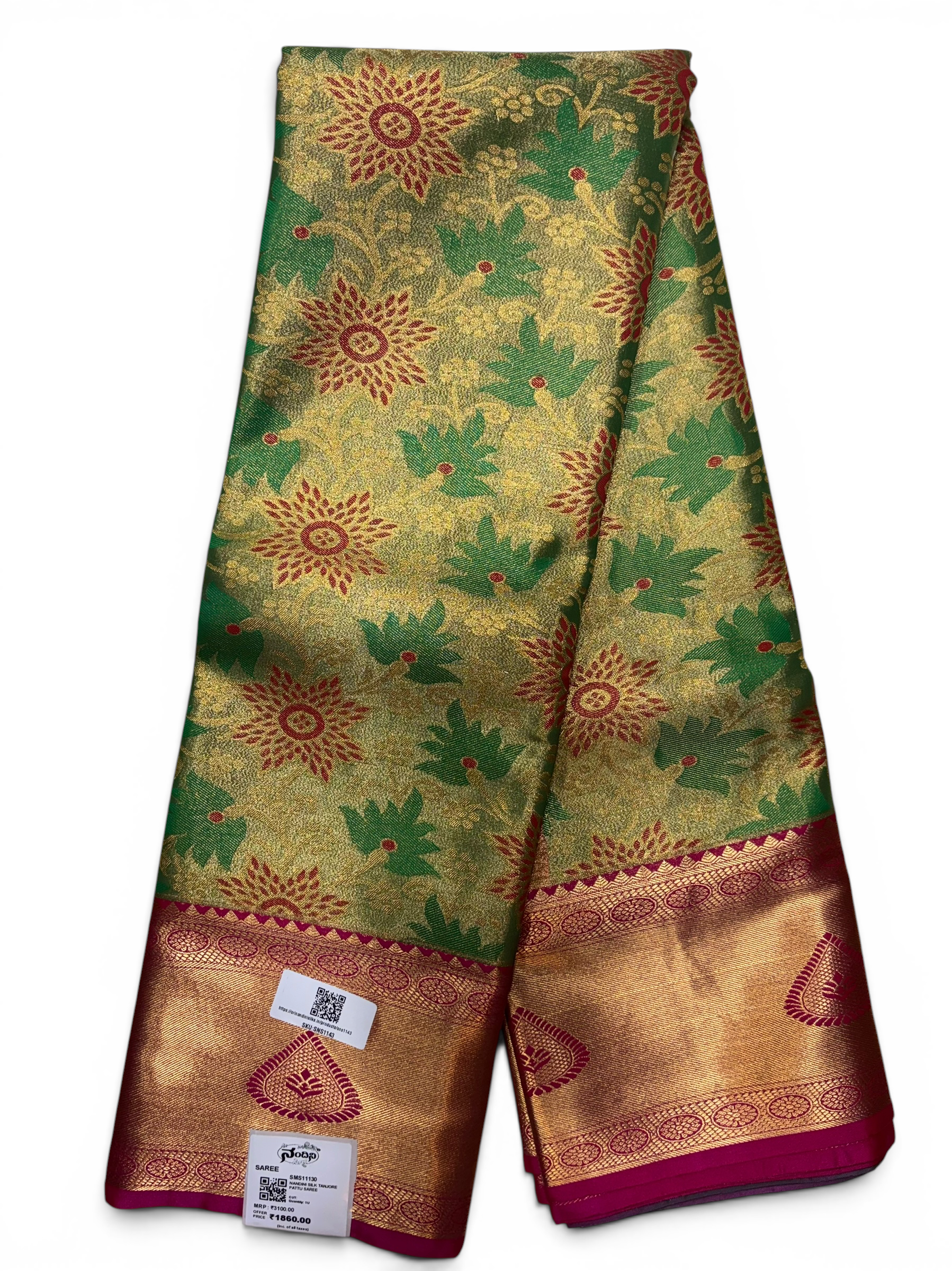 Nandini Silk Soft Tissue Saree