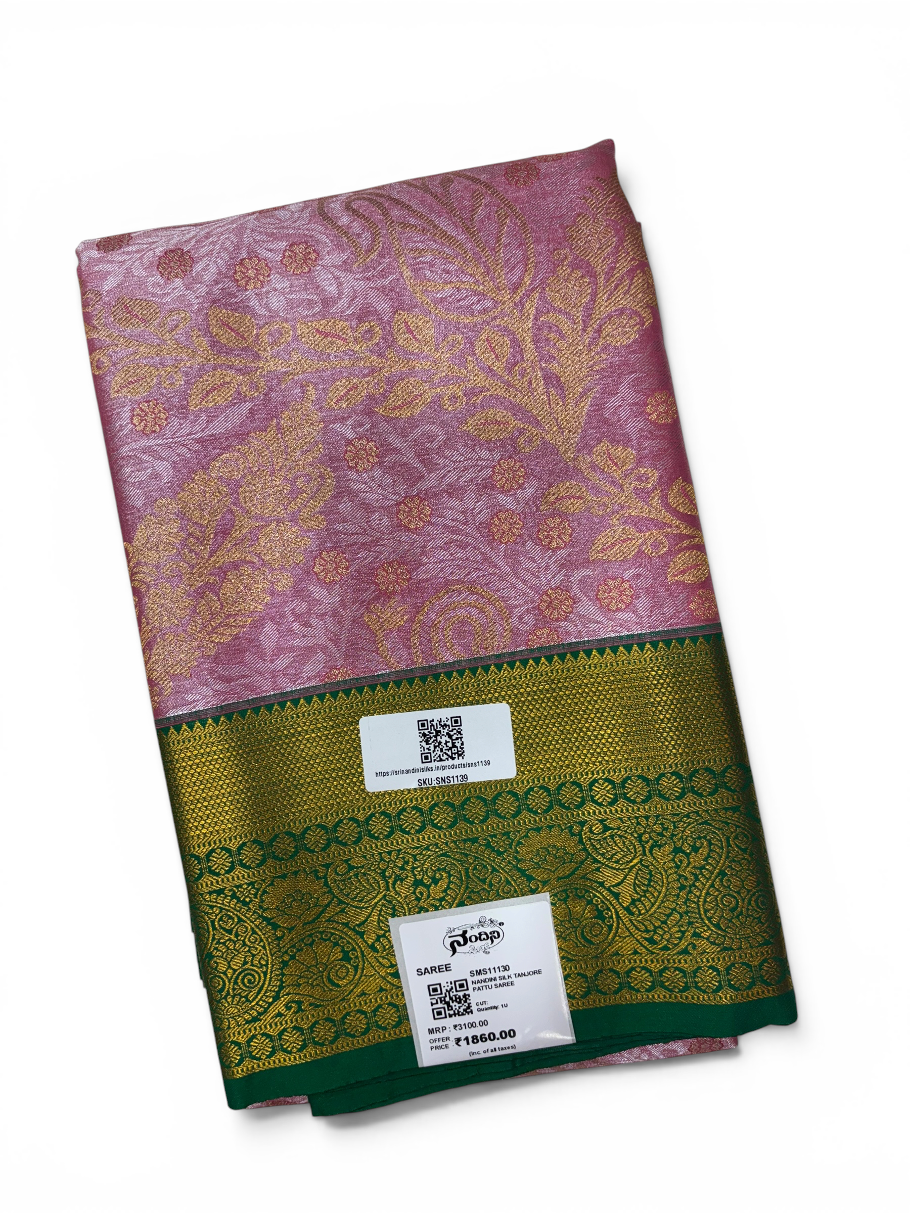 Nandini Silk Soft Tissue Saree
