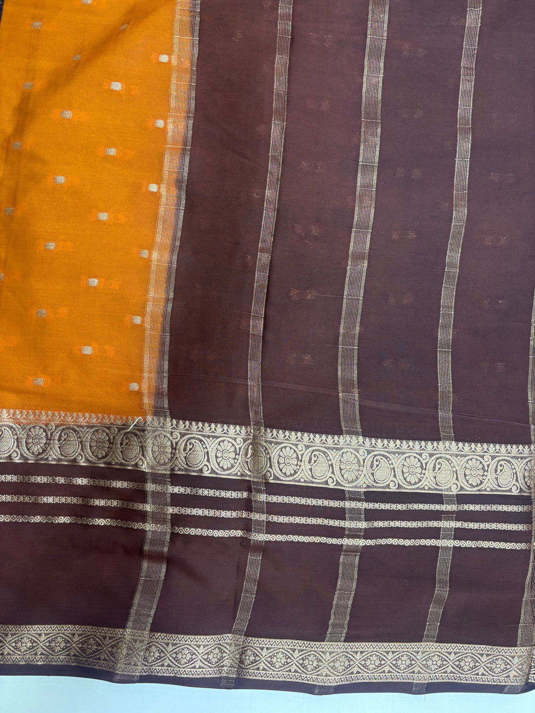 OG Body Butter Semi Crepe Silk Saree (NHM5379)