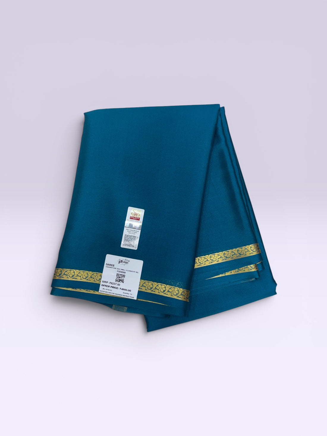 Crepe Silk Saree with Silk Mark (PSE6569)