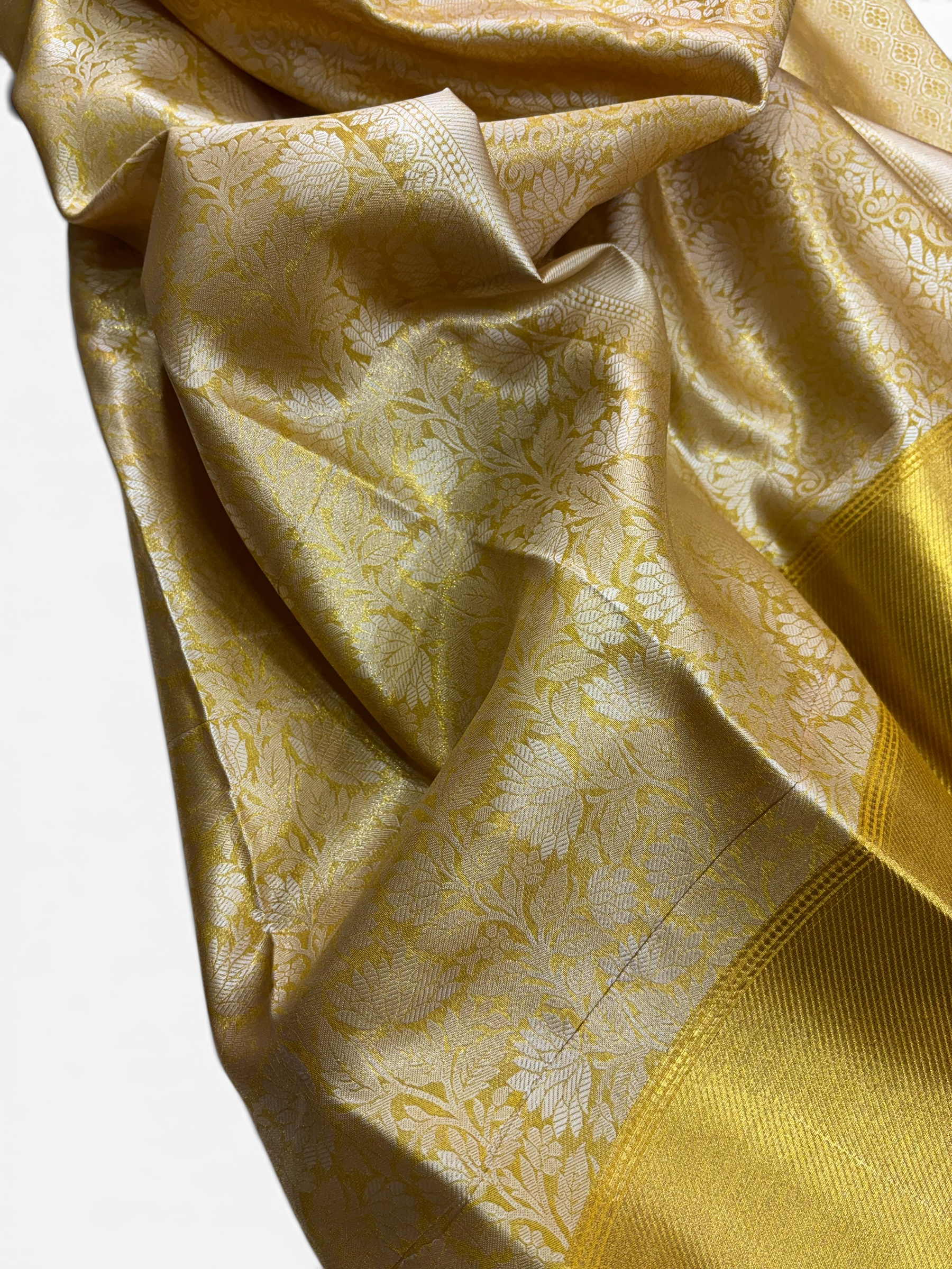 Trending Golden Soft w/o Stone Saree (NHM7055)