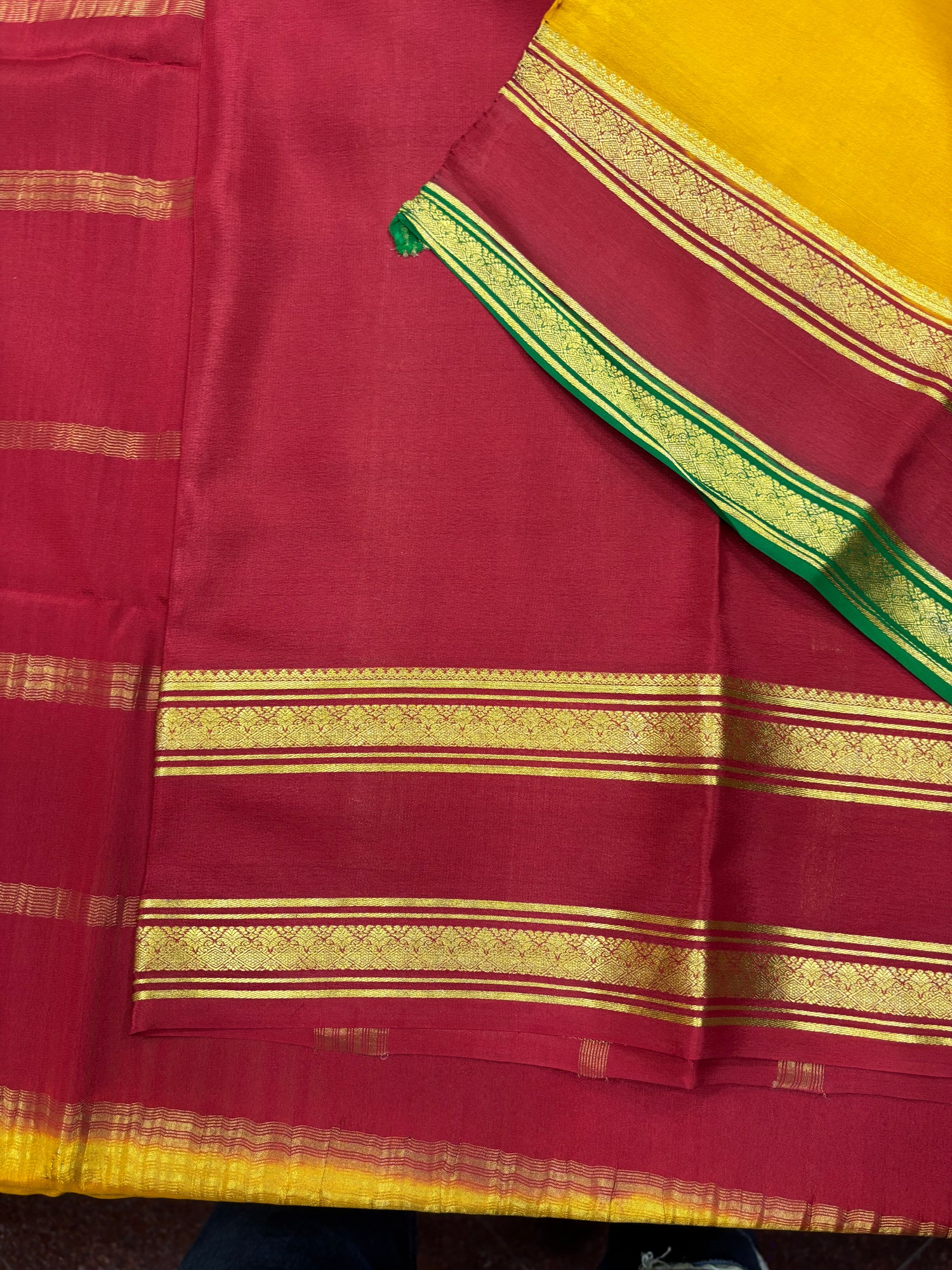 Pure Crepe Silk Saree With Silk Mark (3100)