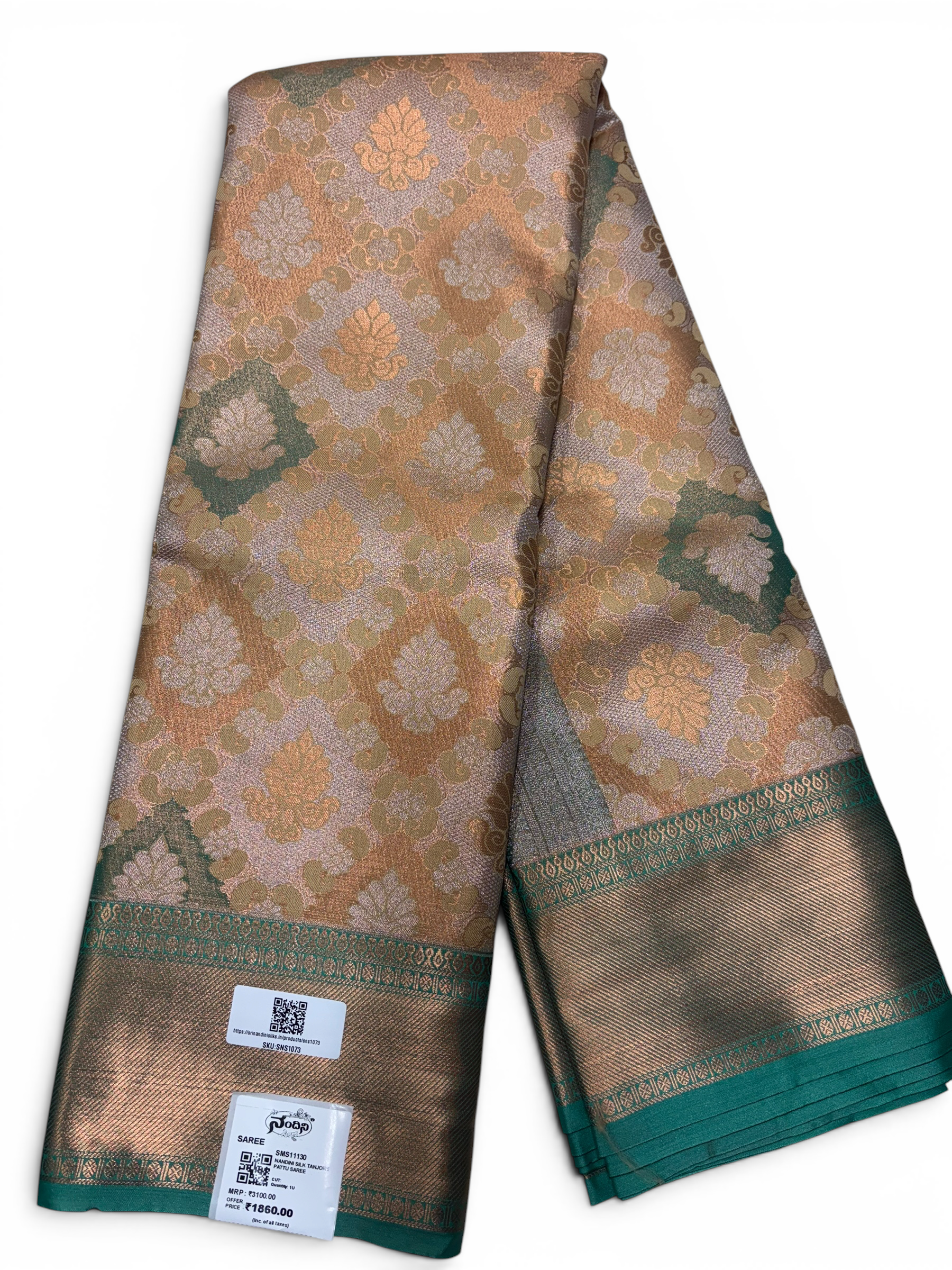 Nandini Silk Soft Tissue Saree