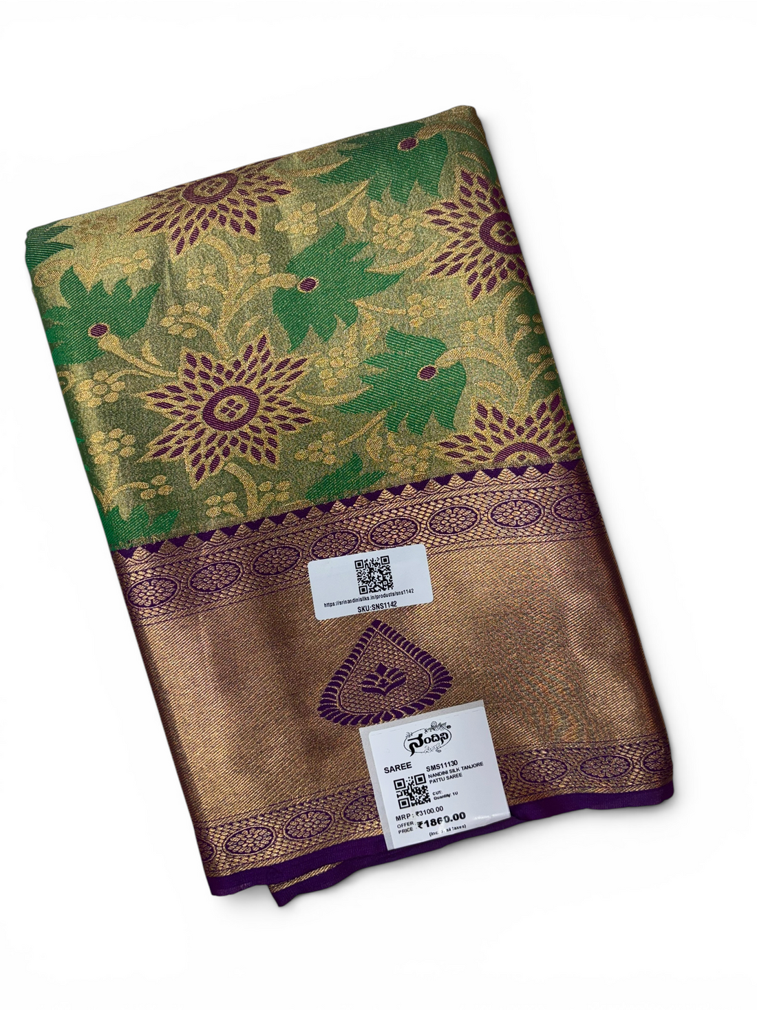 Nandini Silk Soft Tissue Saree