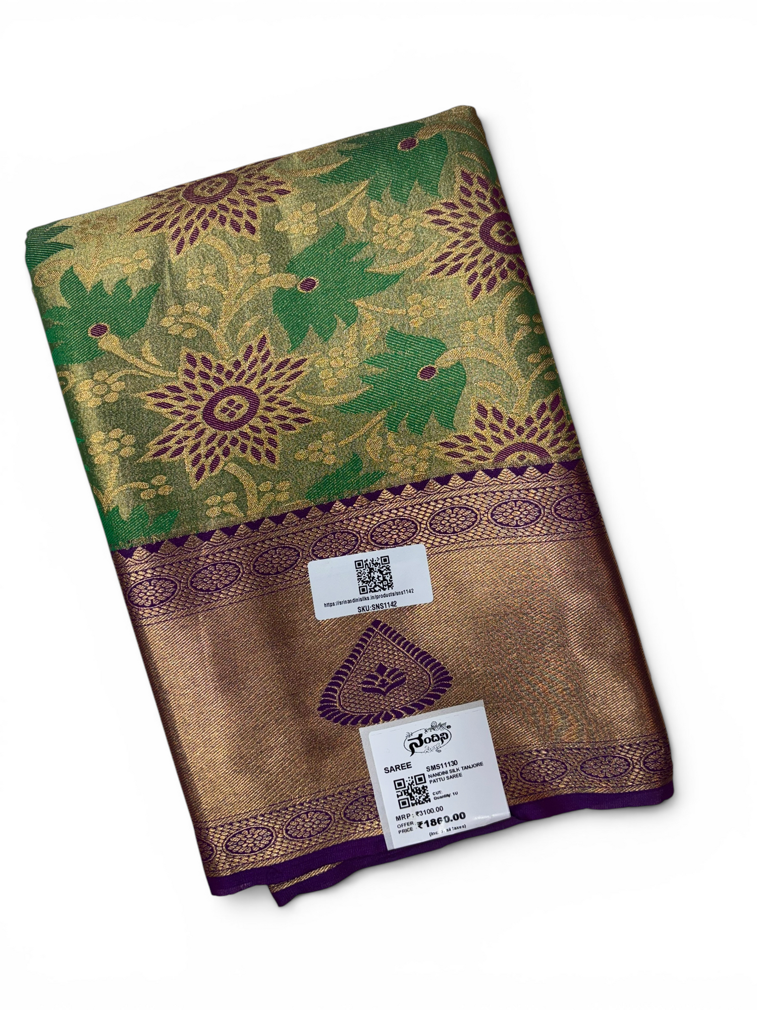 Nandini Silk Soft Tissue Saree