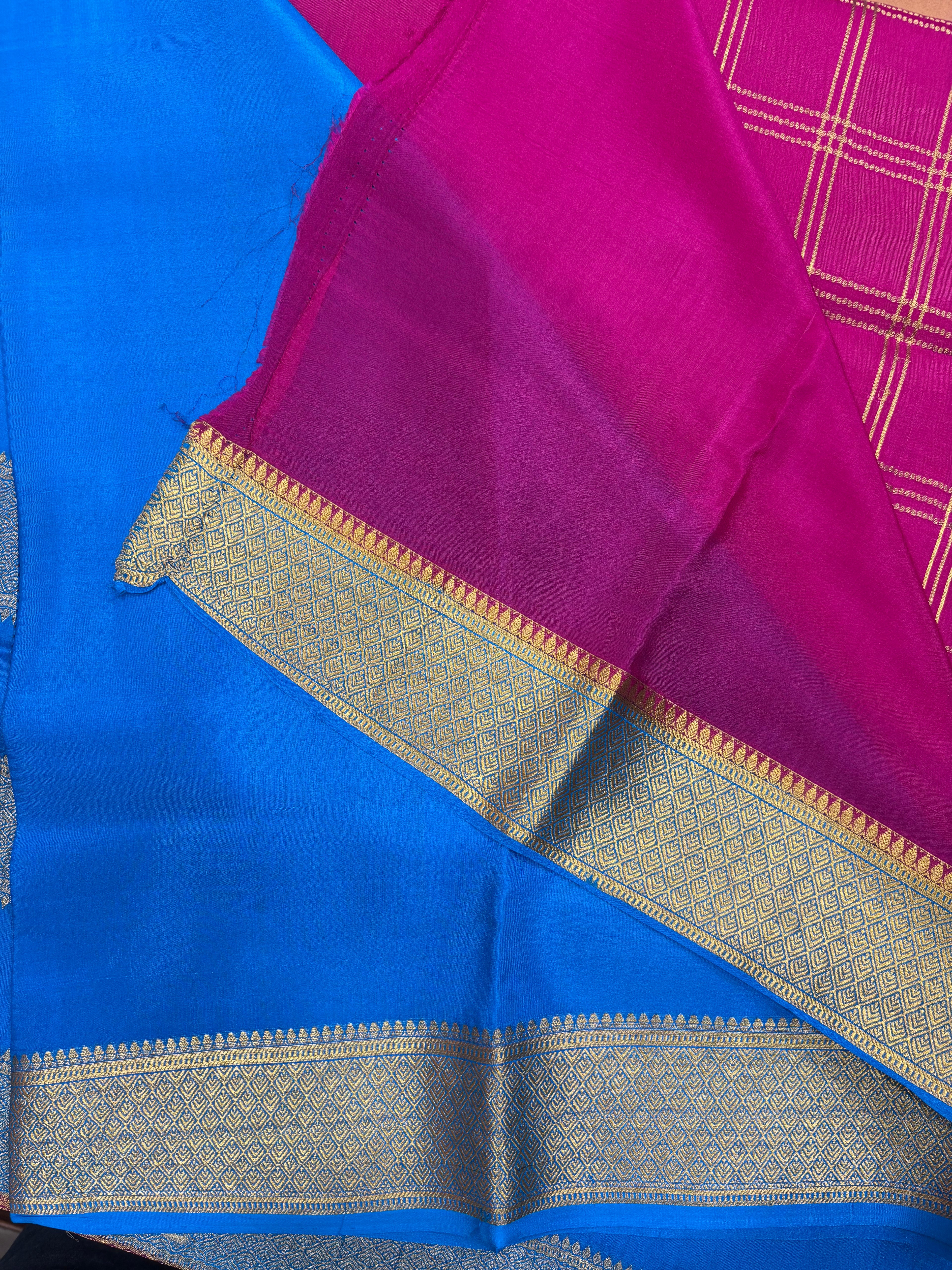 Pure Crepe Silk Saree With Silk Mark (1981)