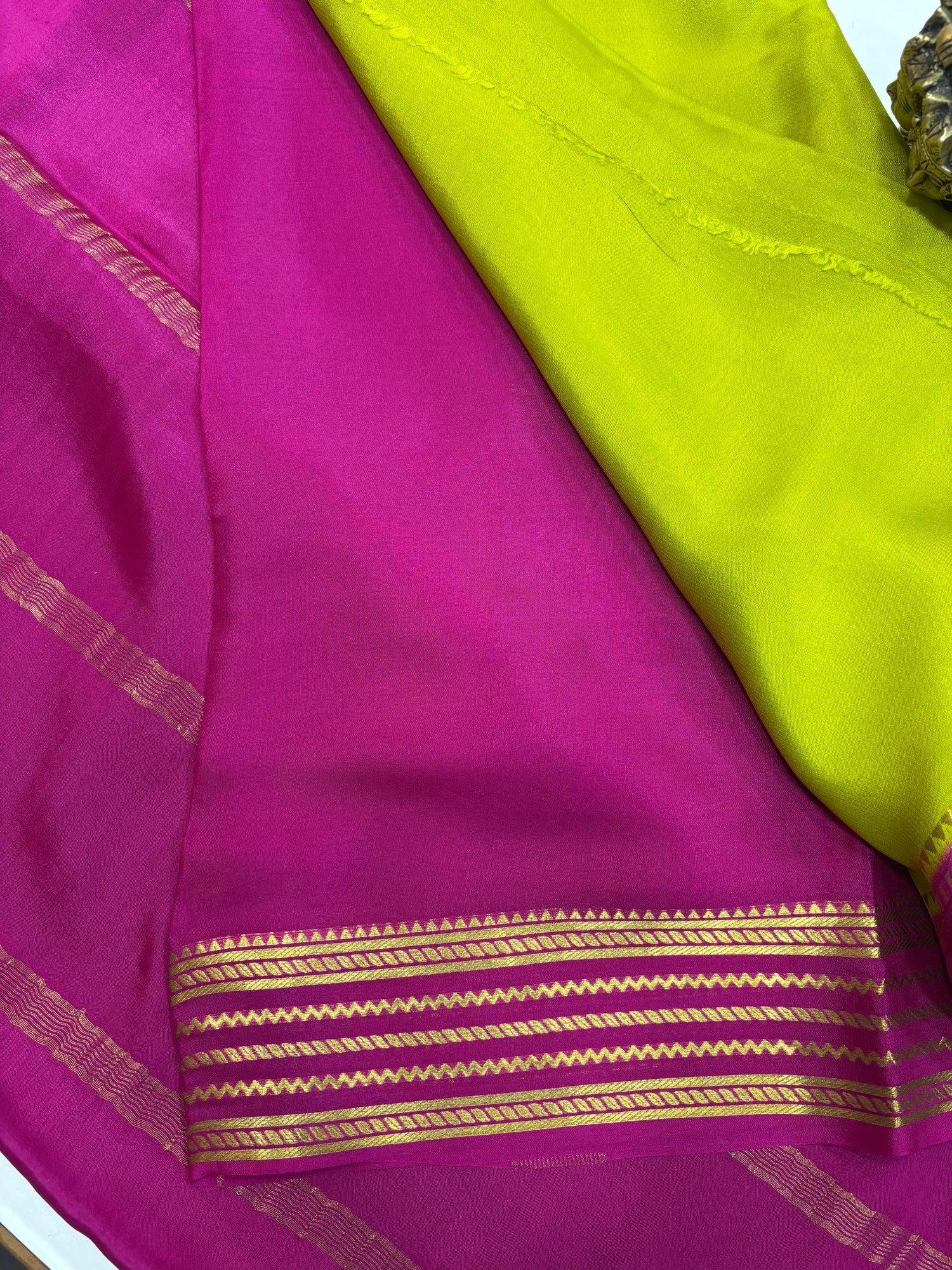 Pure Crepe Silk Saree With Silk Mark (3427)