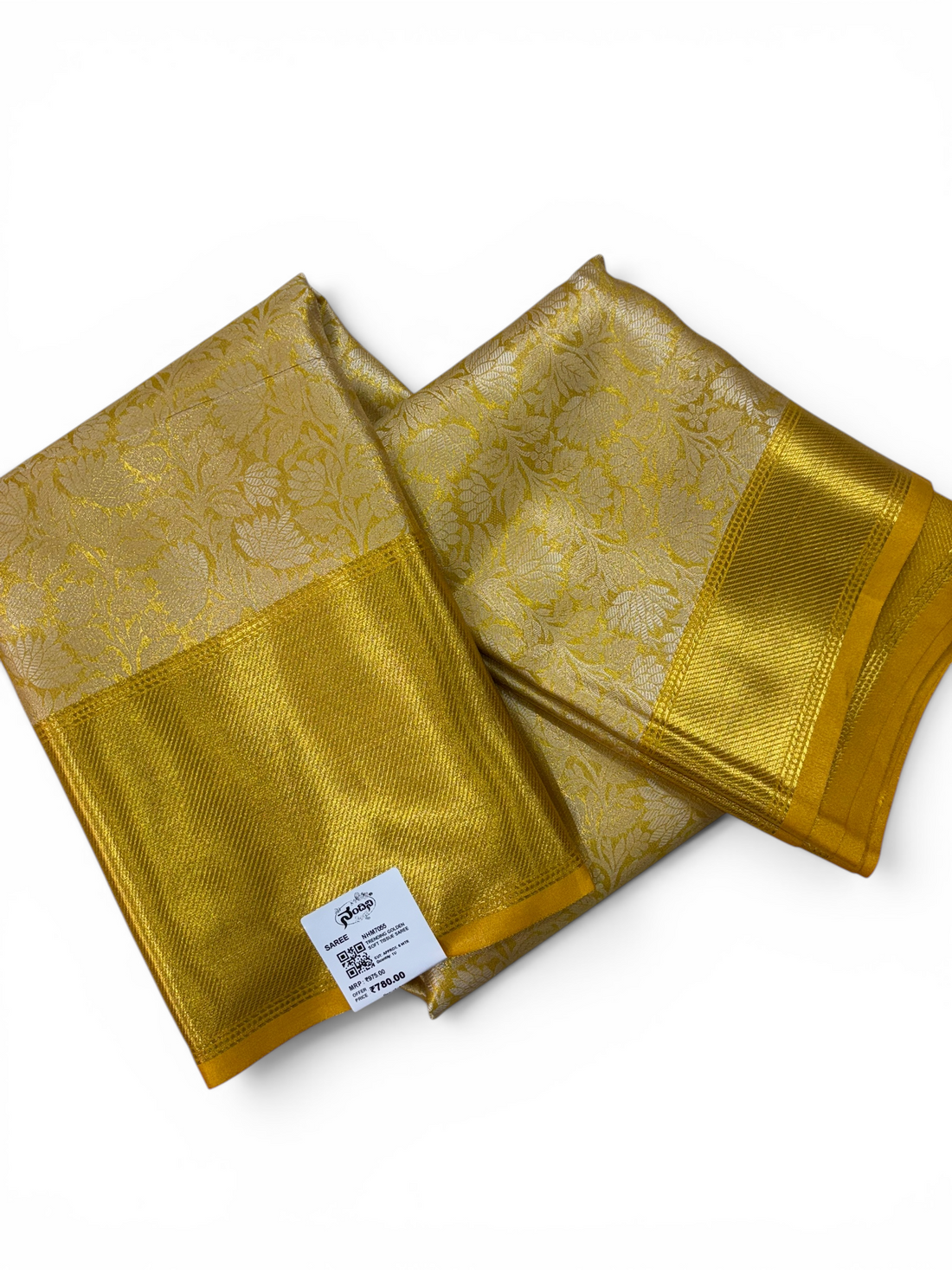 Trending Golden Soft w/o Stone Saree (NHM7055)