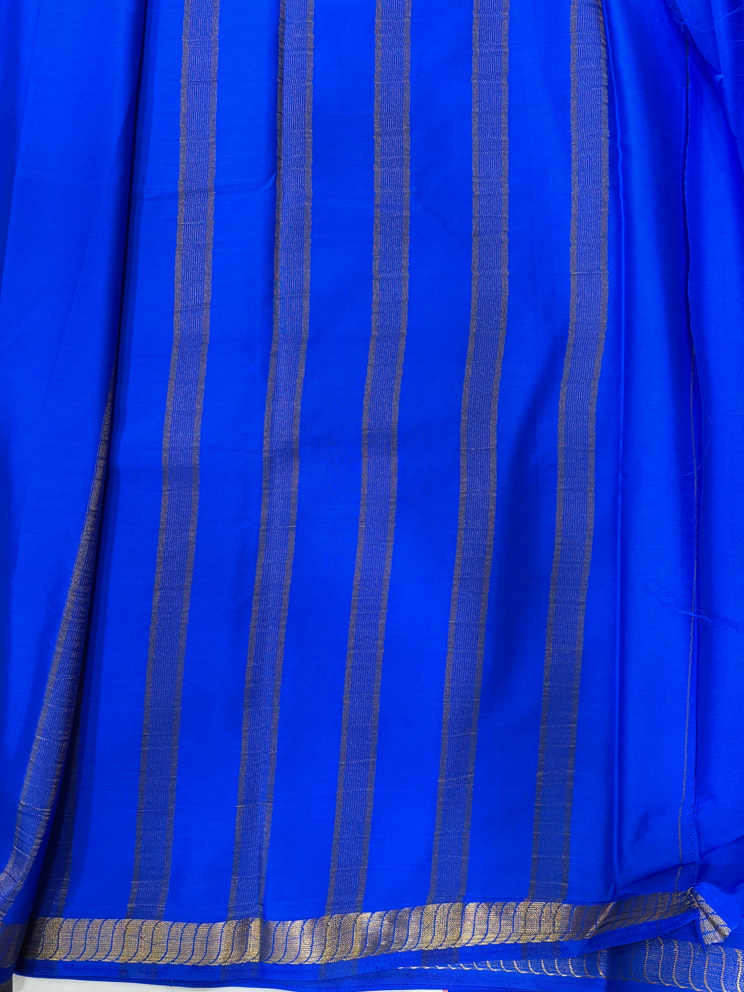 Royal Blue Semi Crepe Silk Saree (PT4790)
