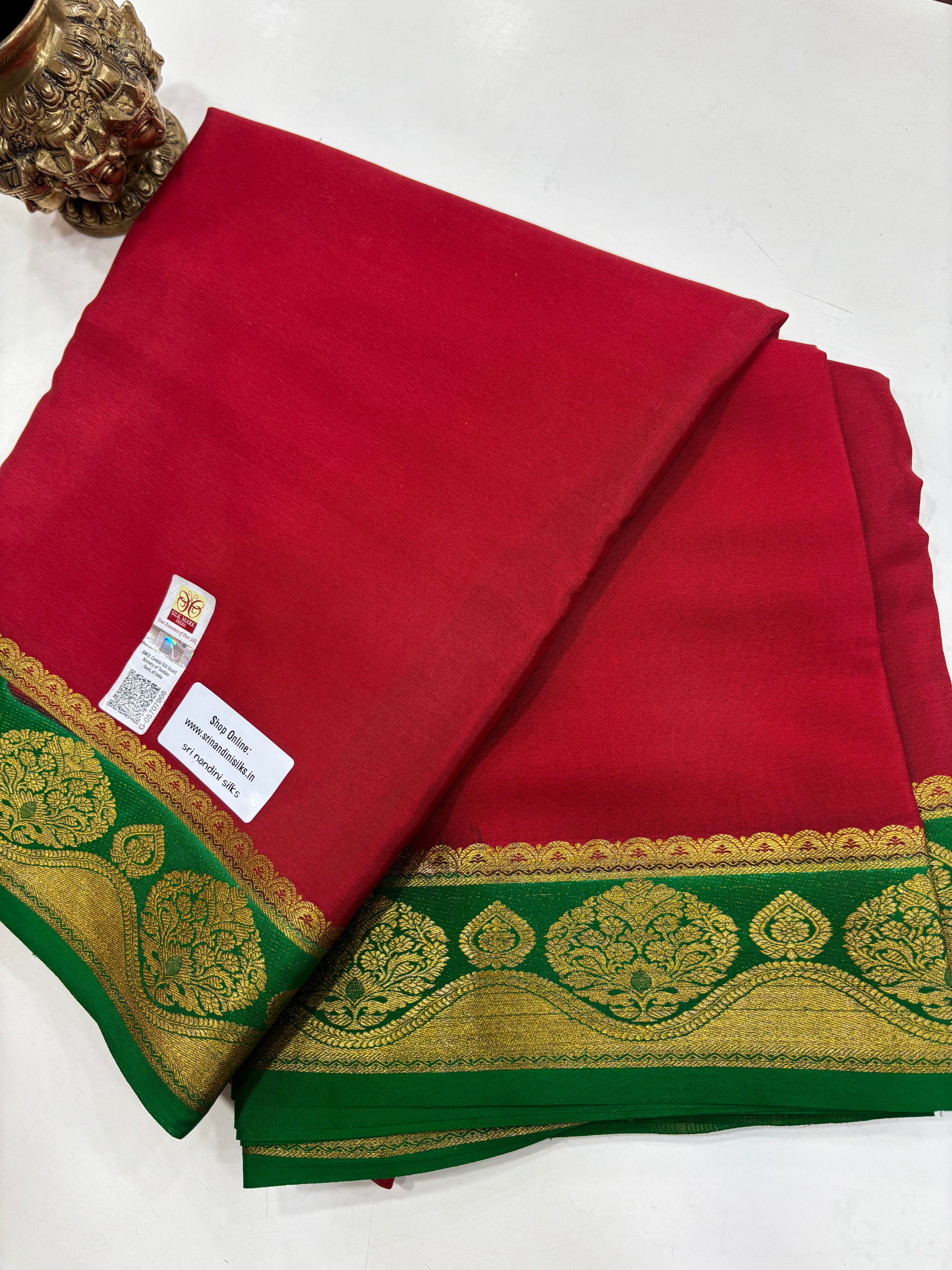 Pure Crepe Silk Saree With Silk Mark (1999)