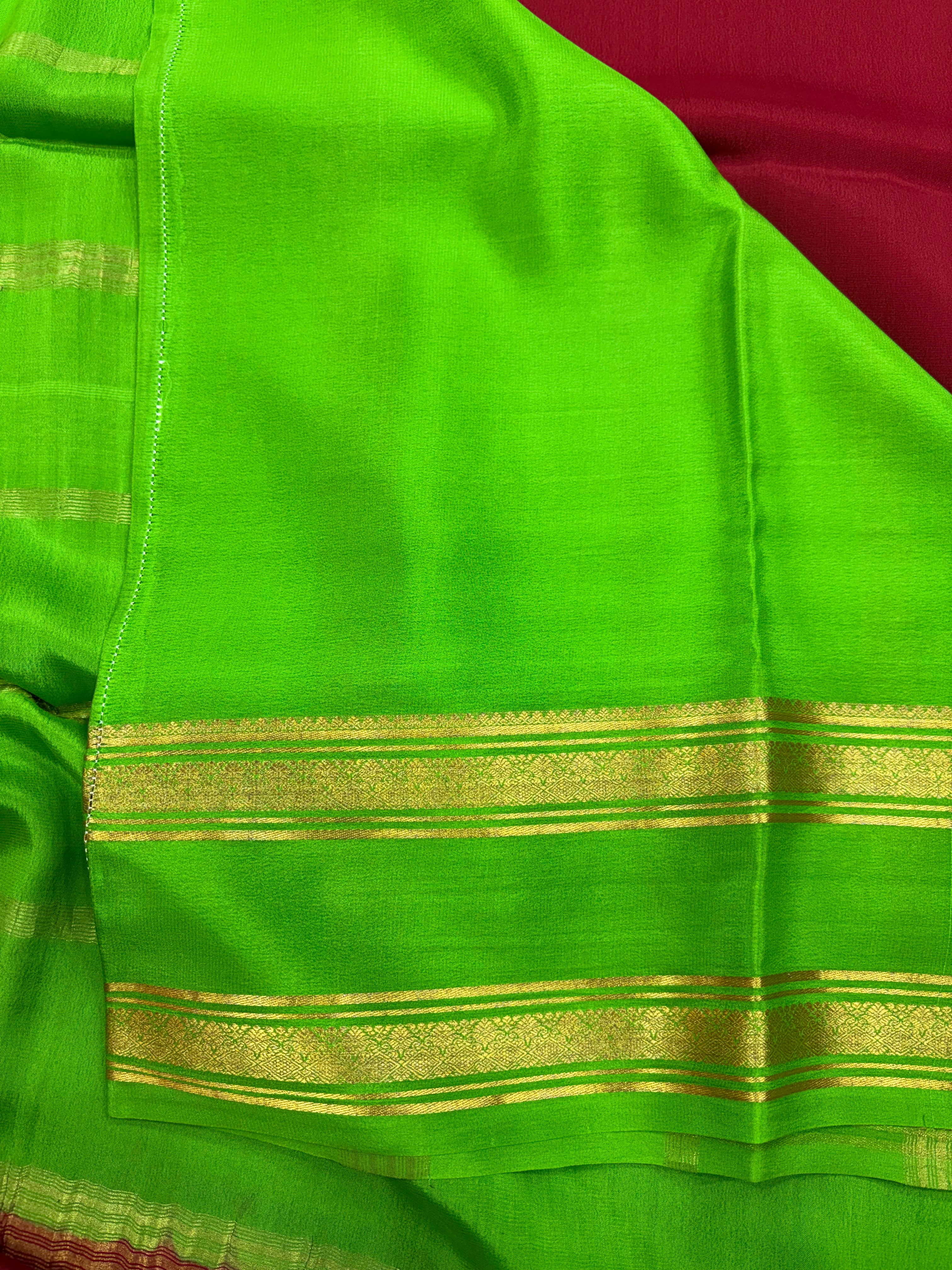 Pure Crepe Silk Saree With Silk Mark (3100)