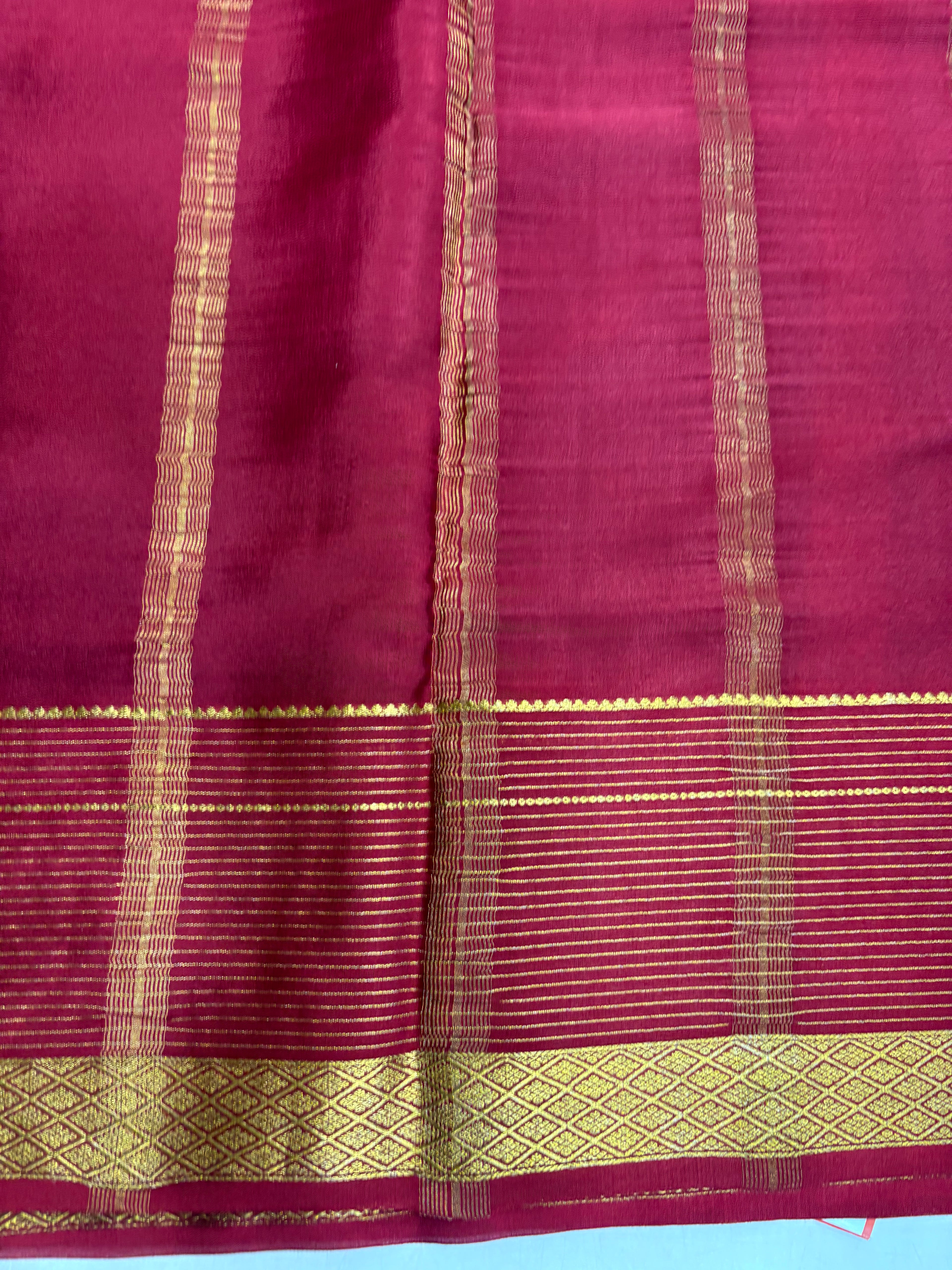 Pure Crepe Silk Saree With Silk Mark (3428)