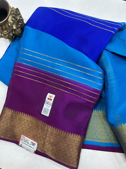 Pure Crepe Silk 2D Saree With Silk Mark (1944)