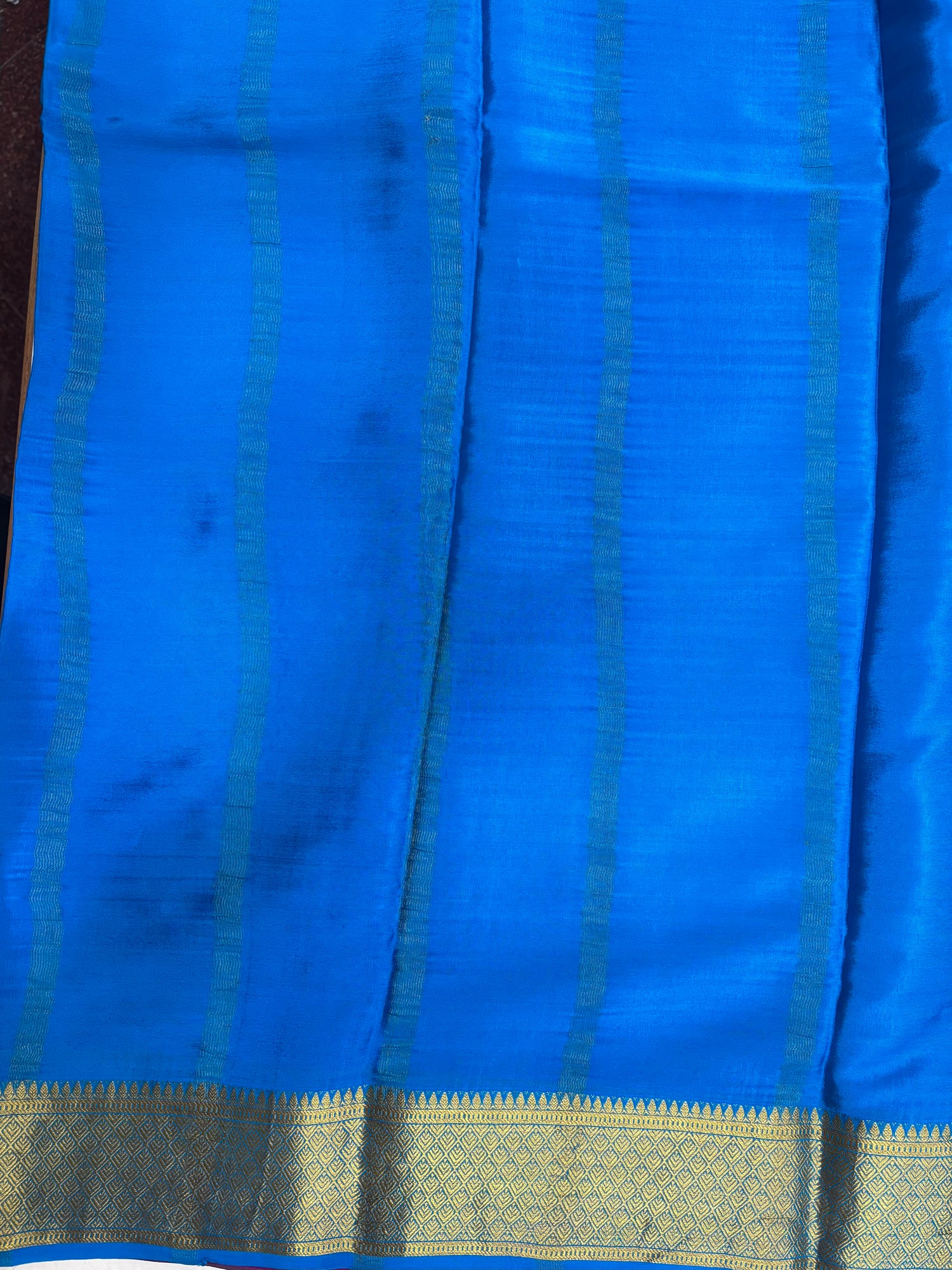 Pure Crepe Silk 2D Saree With Silk Mark (1944)