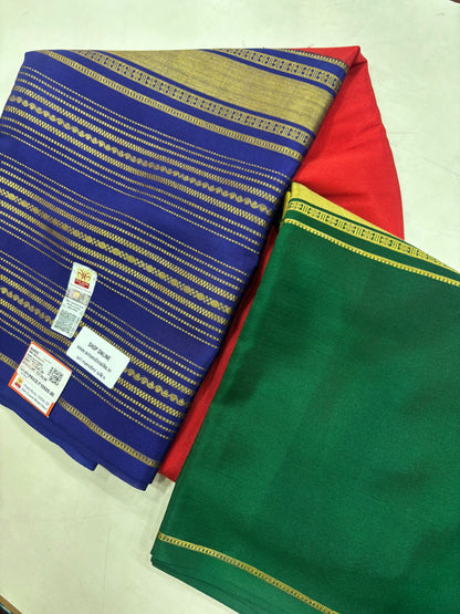 Pure Crepe Silk 3D Saree With Silk Mark (1984)
