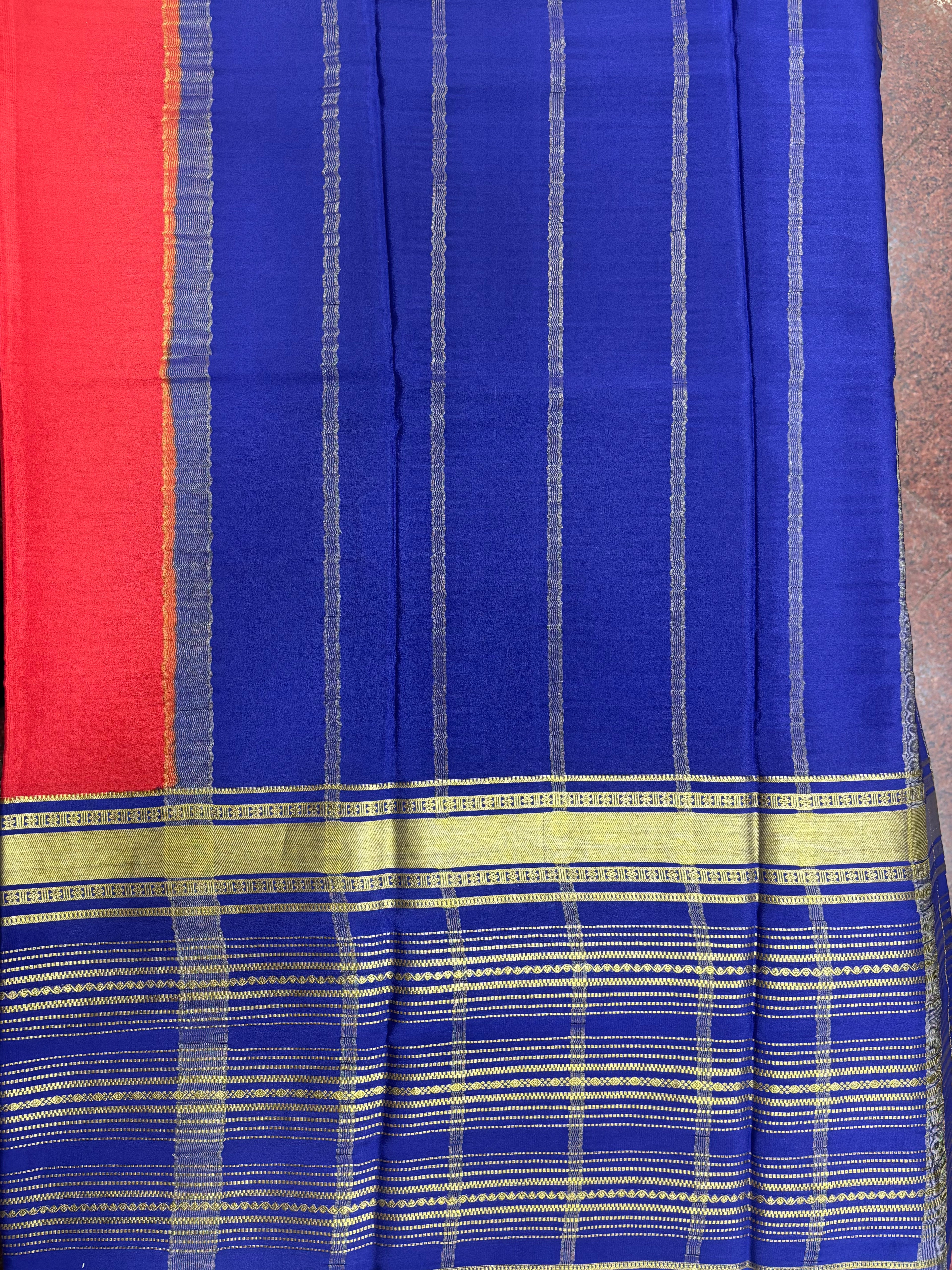 Pure Crepe Silk 3D Saree With Silk Mark (1984)
