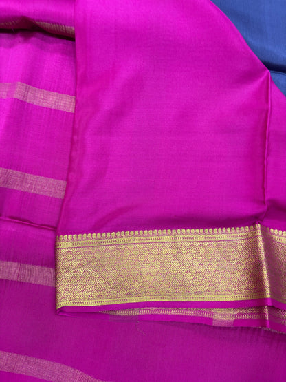 Pure Crepe Silk 2D Saree With Silk Mark (1944)
