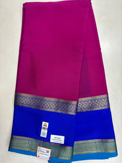 Pure Crepe Silk 2D Saree With Silk Mark (3429)