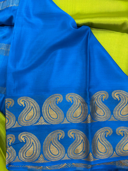 Pure Crepe Silk Saree With Silk Mark (572)