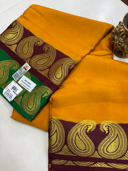 Pure Crepe Silk Saree With Silk Mark (572)