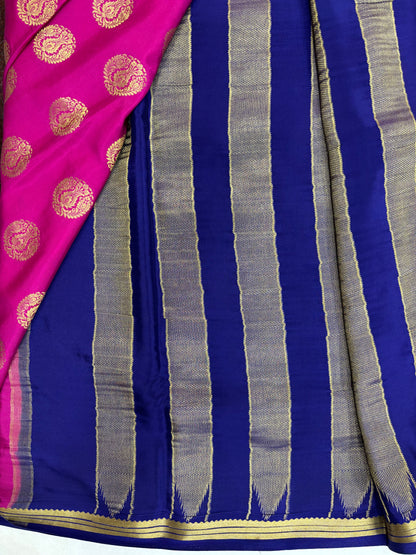Pure Crepe Silk Body Motif Saree With Silk Mark (1943)