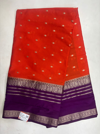 OG Body Butter Semi Crepe Silk Saree (NHM5379)