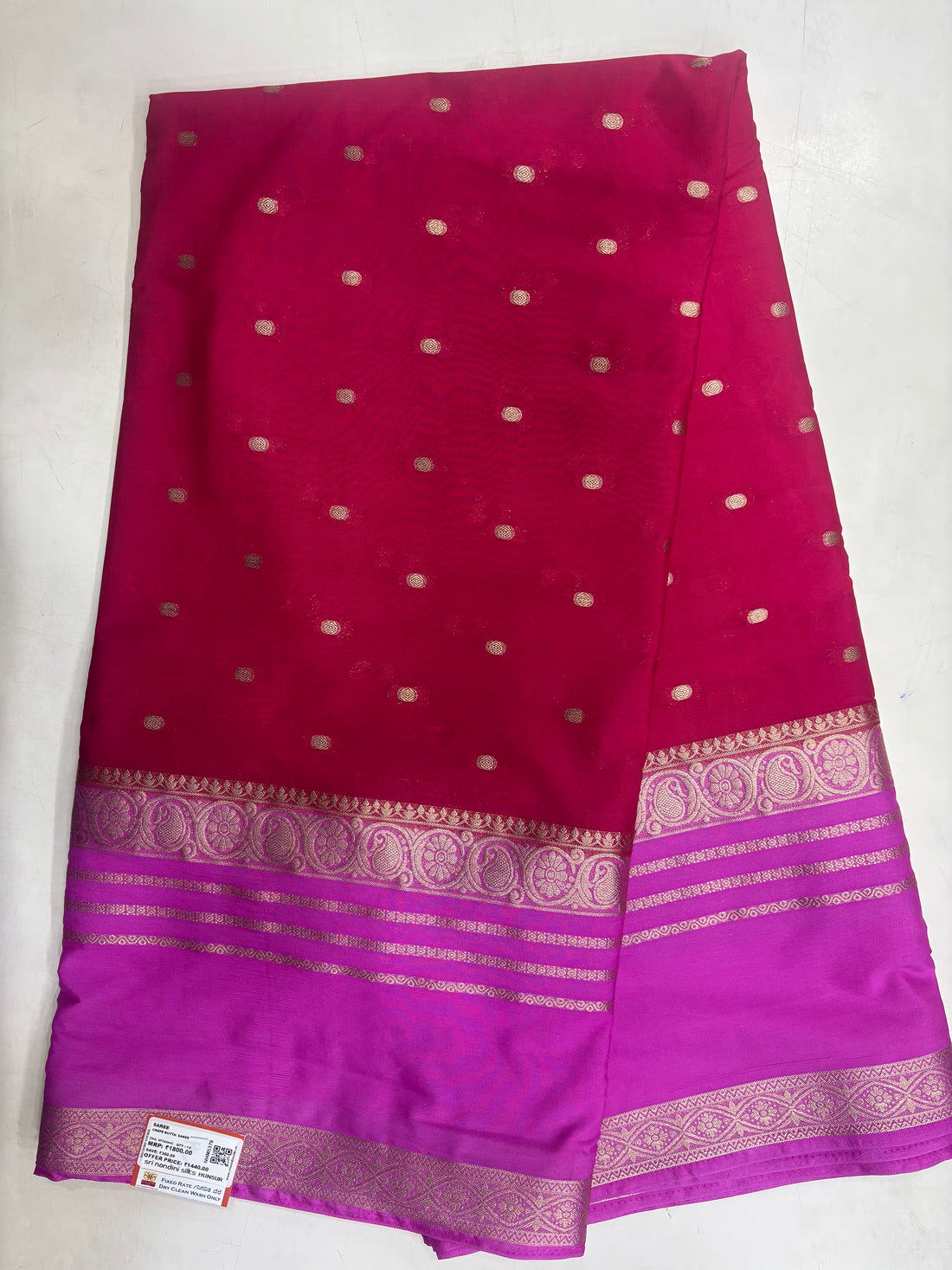 OG Body Butter Semi Crepe Silk Saree (NHM5379)