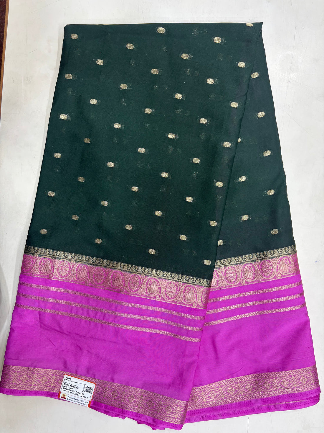 OG Body Butter Semi Crepe Silk Saree (NHM5379)
