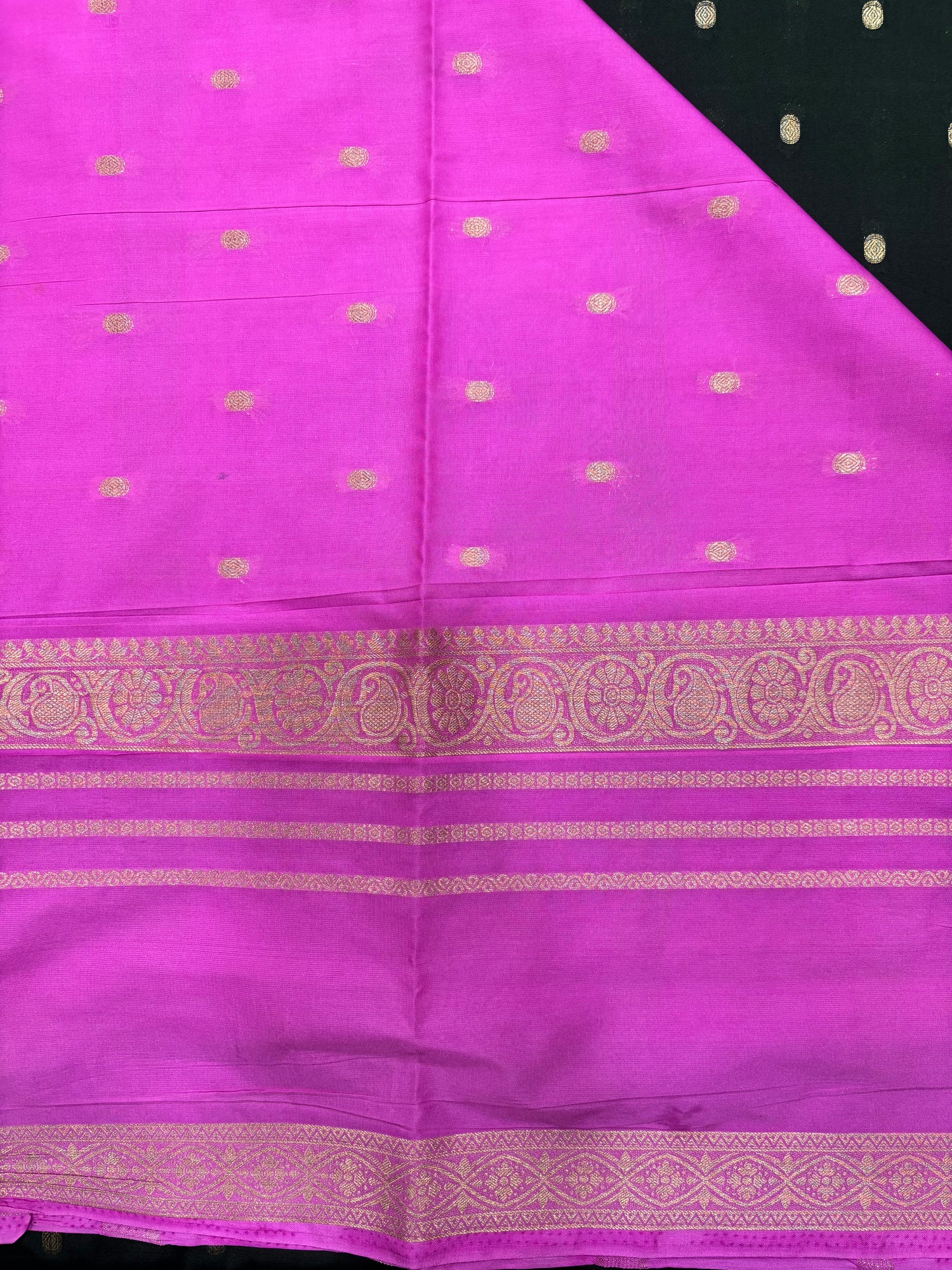 OG Body Butter Semi Crepe Silk Saree (NHM5379)
